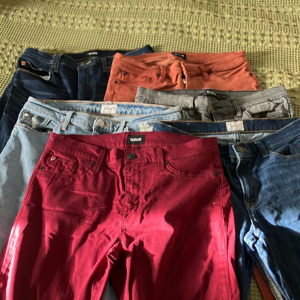 Hudson Jeans Women's Collection - Maroon, Blue, Gray, Terracotta